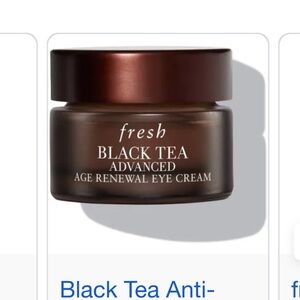 New in box. Anti aging  Fresh Black Tea Eye Cream Brown Luxurious Skincare